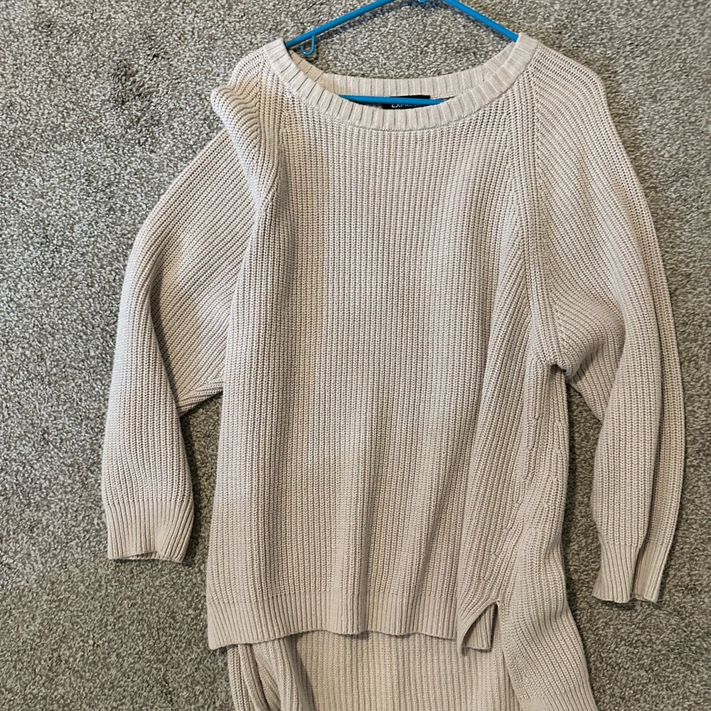 Express cream sweater